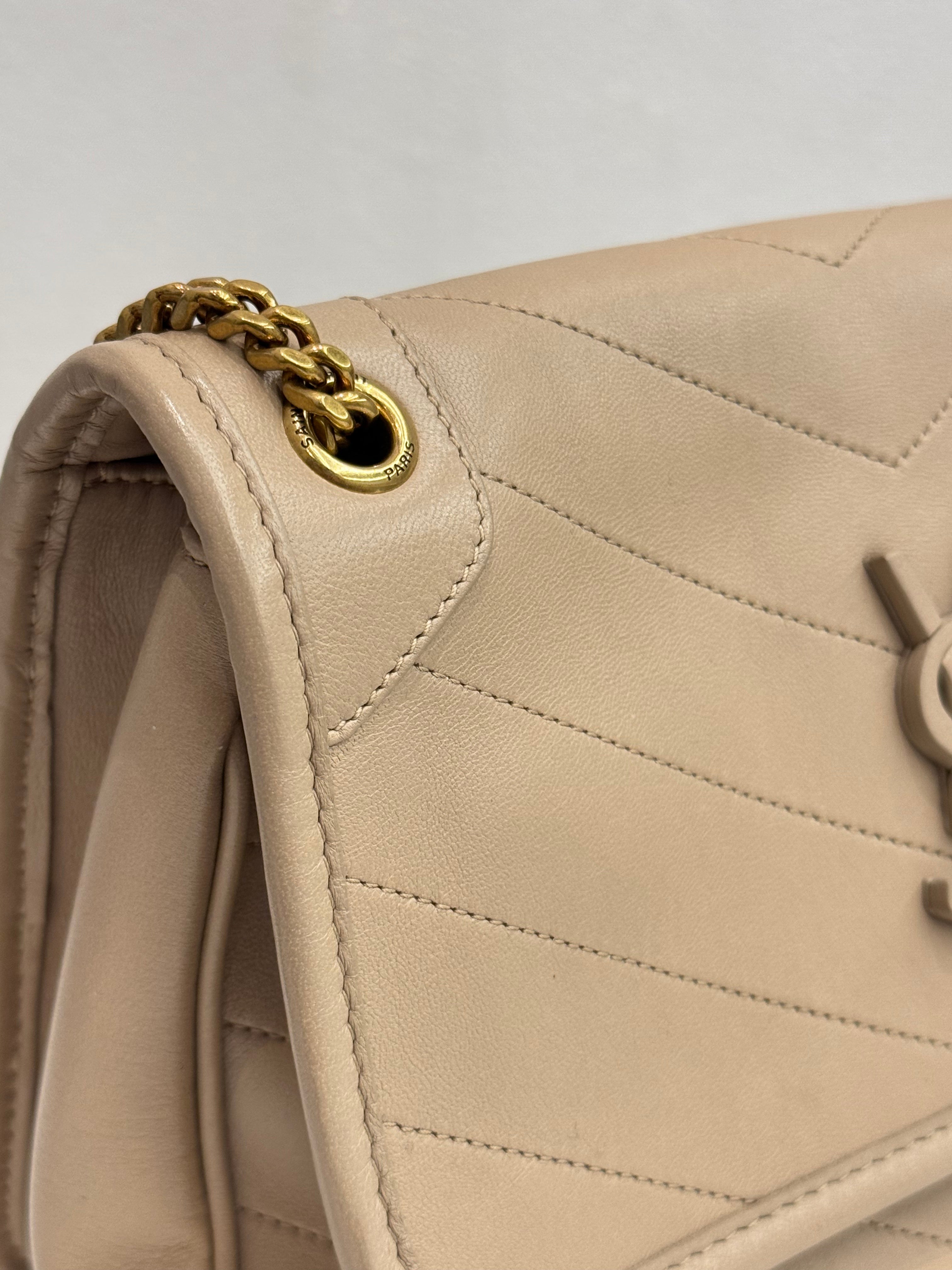 Saint Laurent Baby Niki Lambskin Beige