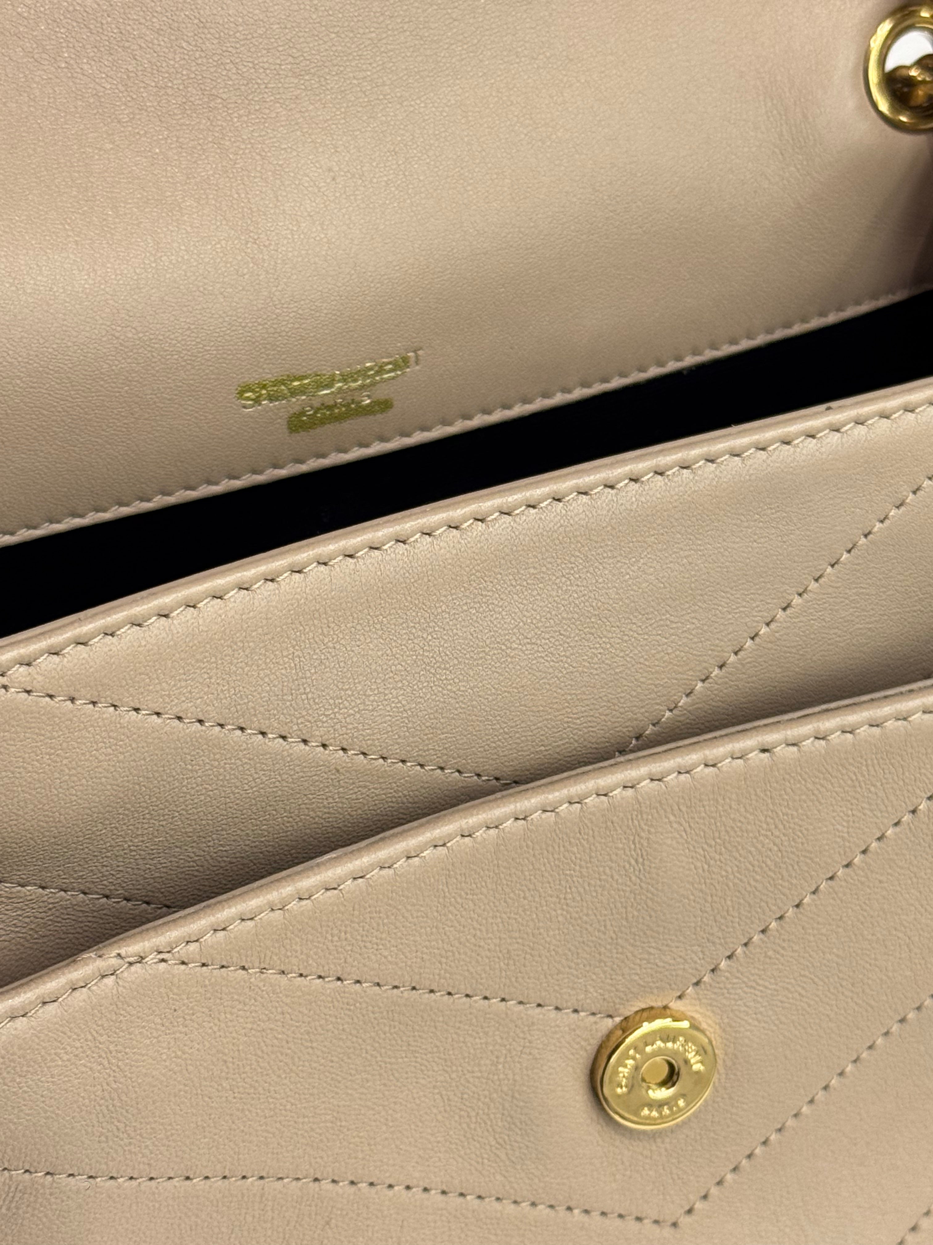 Saint Laurent Baby Niki Lambskin Beige