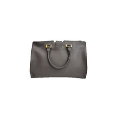 Saint Laurent Cabas Chyc Calfskin Leather Grey
