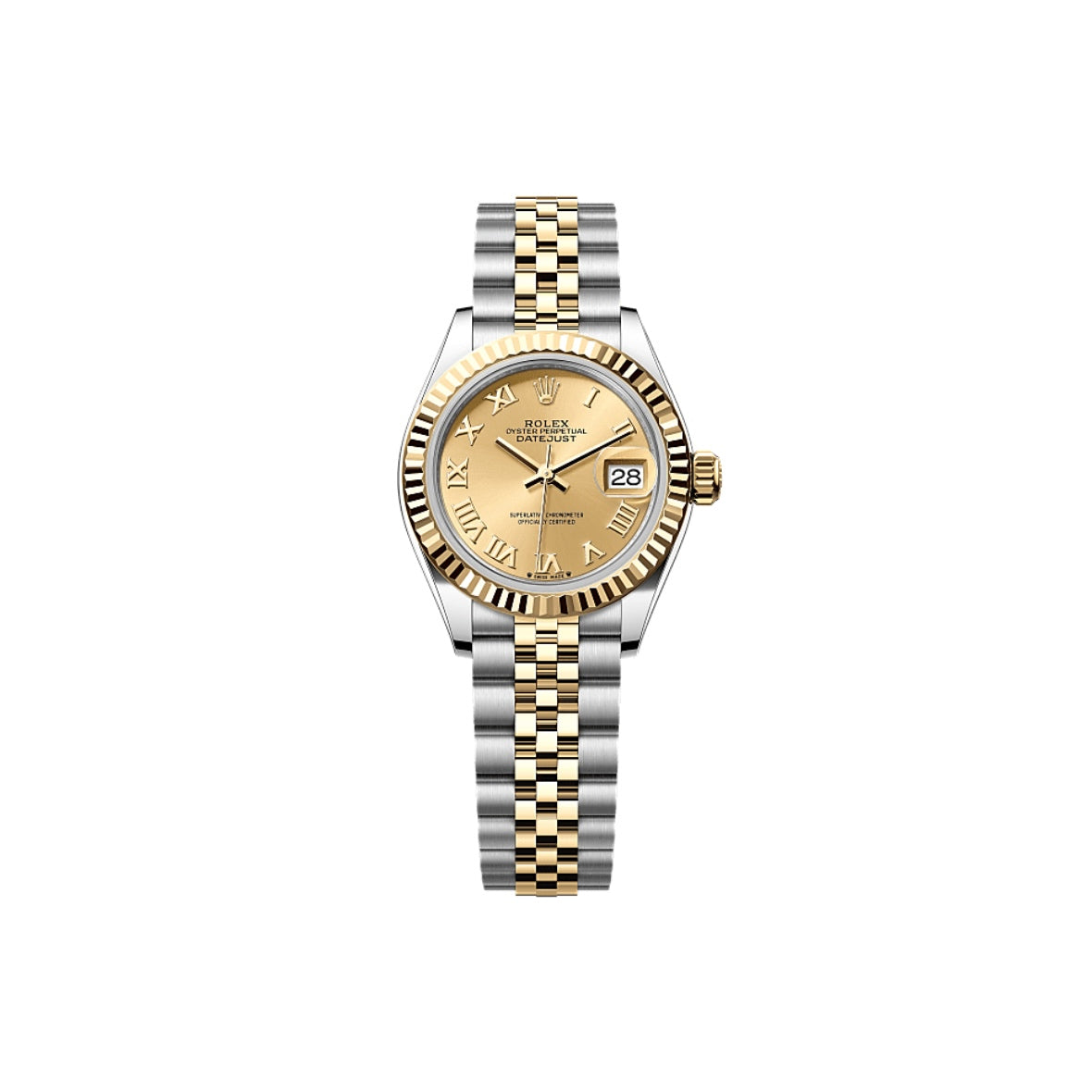 Rolex Lady-Datejust 28mm Champagne Dial