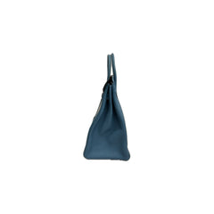 Hermes Hac Birkin 32 Togo Blue Jean SQUARE J