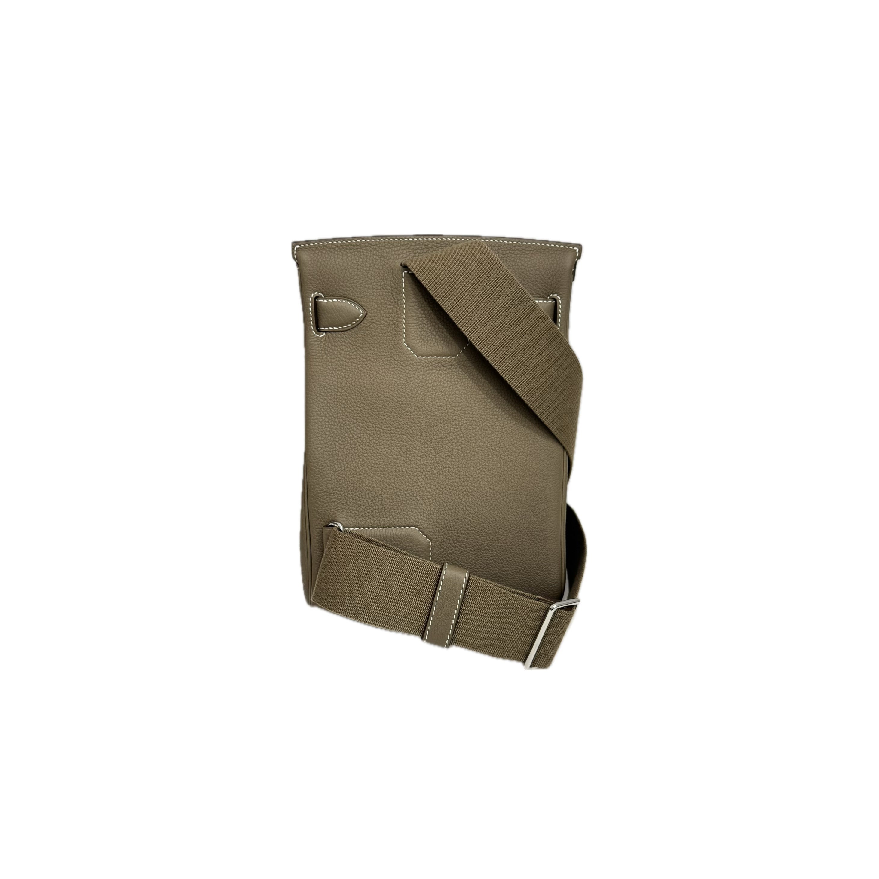 Hermes Hac a Dos PM Backpack Togo Etoupe STAMP W