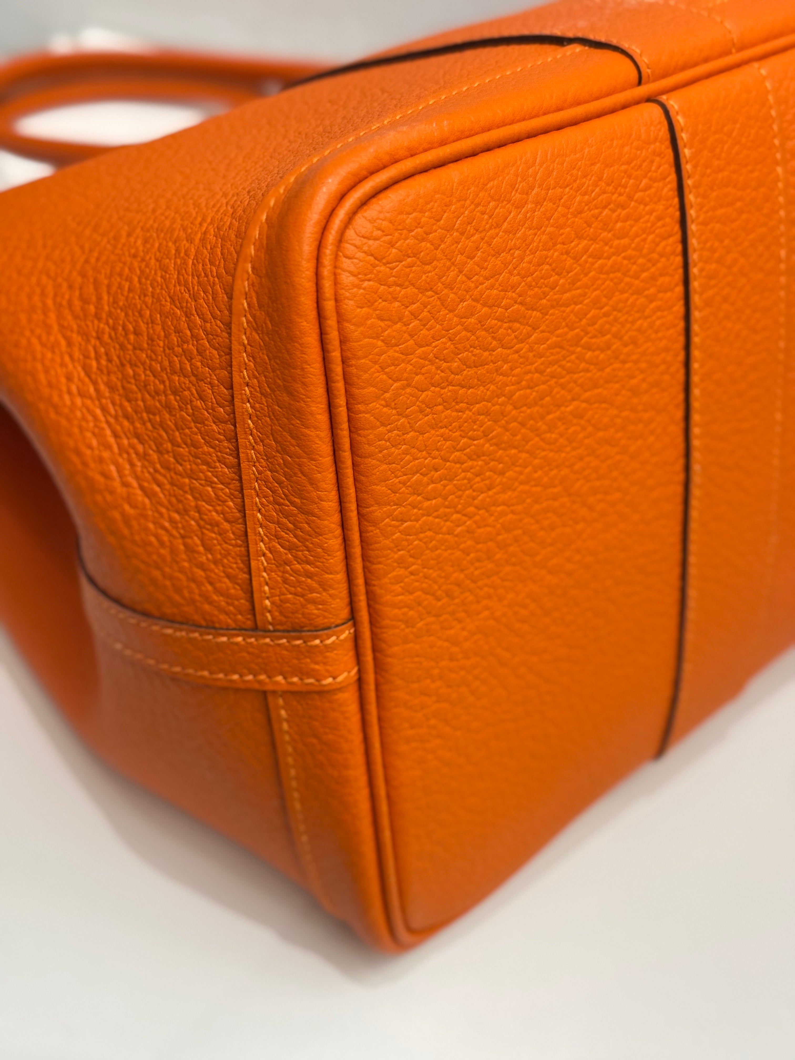 Hermes Garden Party 36 Negonda Orange STAMP T