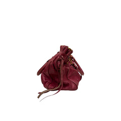 Miu Miu Vitello Lux Leather 2-Way Bag Rose Pink
