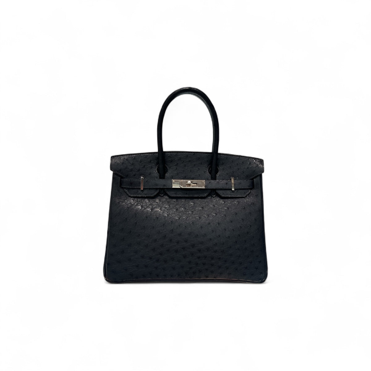 Hermes Birkin 30 Ostrich Blue Indigo SQUARE I