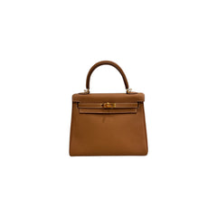 Hermes Kelly 25 Togo Gold STAMP D