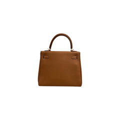 Hermes Kelly 25 Togo Gold STAMP D