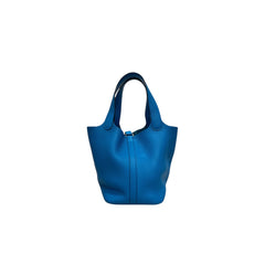 Hermes Picotin 18 Clemence Bleu STAMP Y