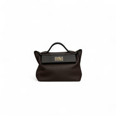 Hermes 24/24 - 29 Togo Dark Chocolate STAMP Y