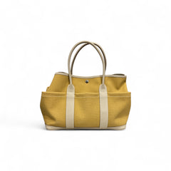 Hermes Garden Party 36 Toile Yellow STAMP X