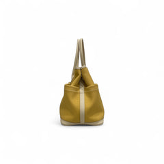 Hermes Garden Party 36 Toile Yellow STAMP X