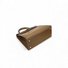 Hermes Kelly 25 Tadelakt Etoupe STAMP Y