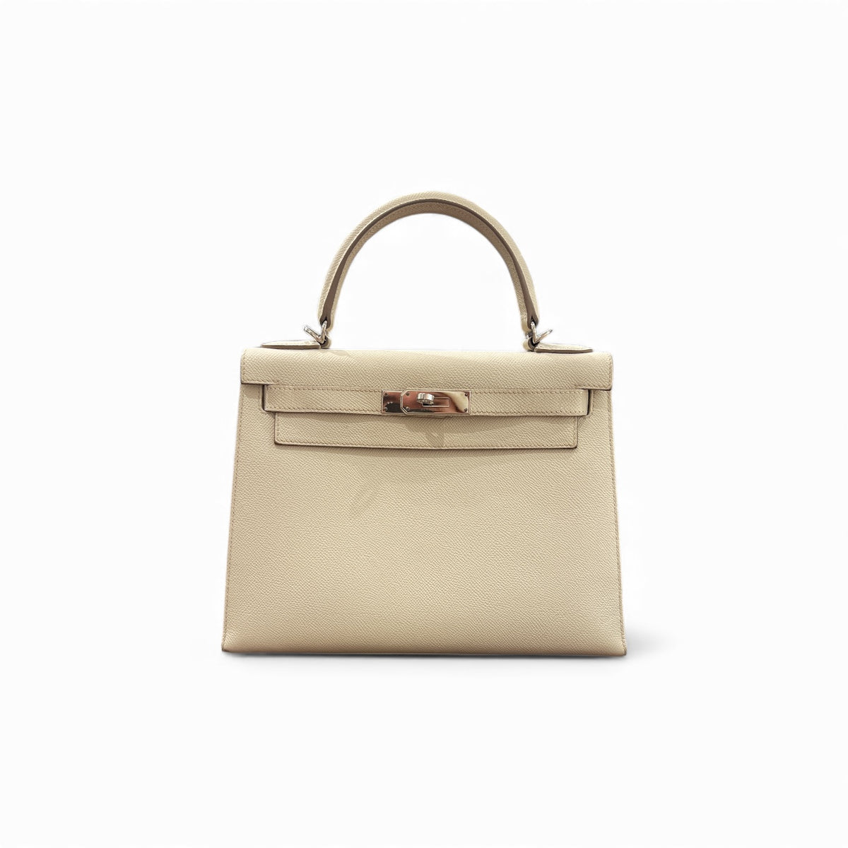 Hermes Kelly 28 Epsom Beton STAMP X