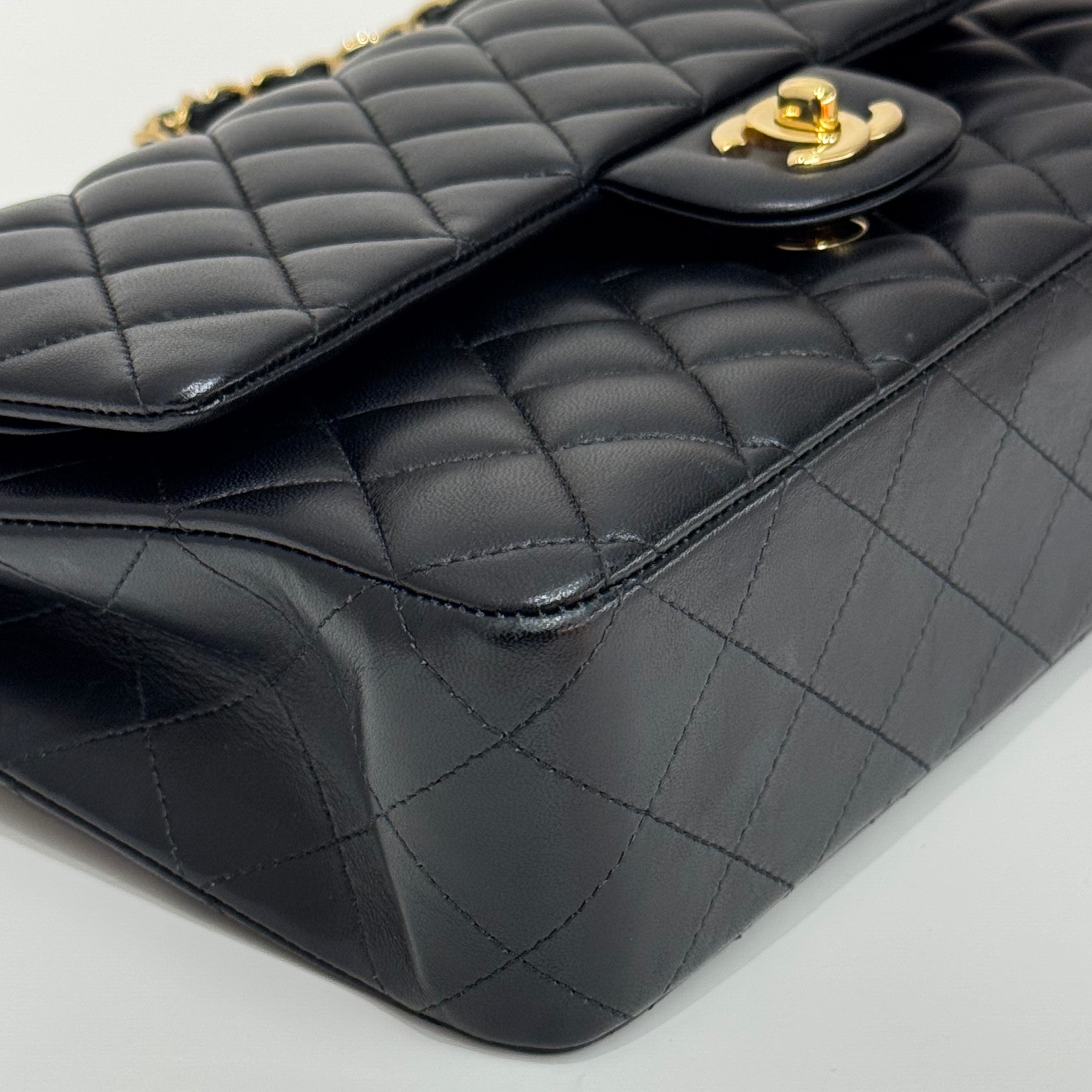 Chanel Medium Double Flap Lambskin Black