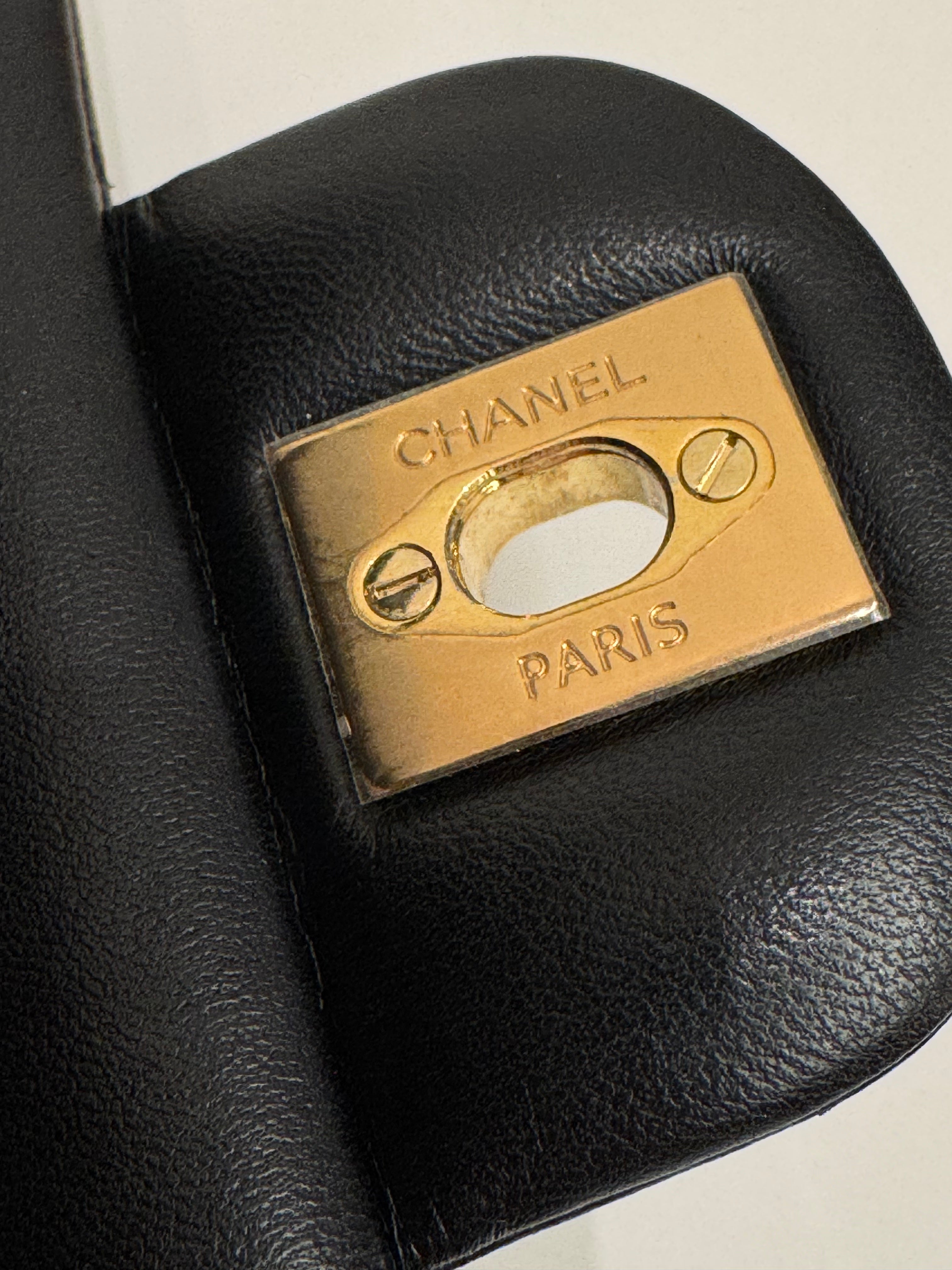 Chanel Medium Double Flap Lambskin Black