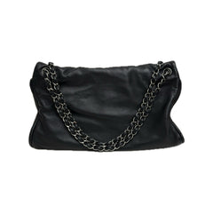 Chanel Large Mademoiselle Double Flap Lambskin  Black