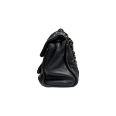 Chanel Large Mademoiselle Double Flap Lambskin  Black