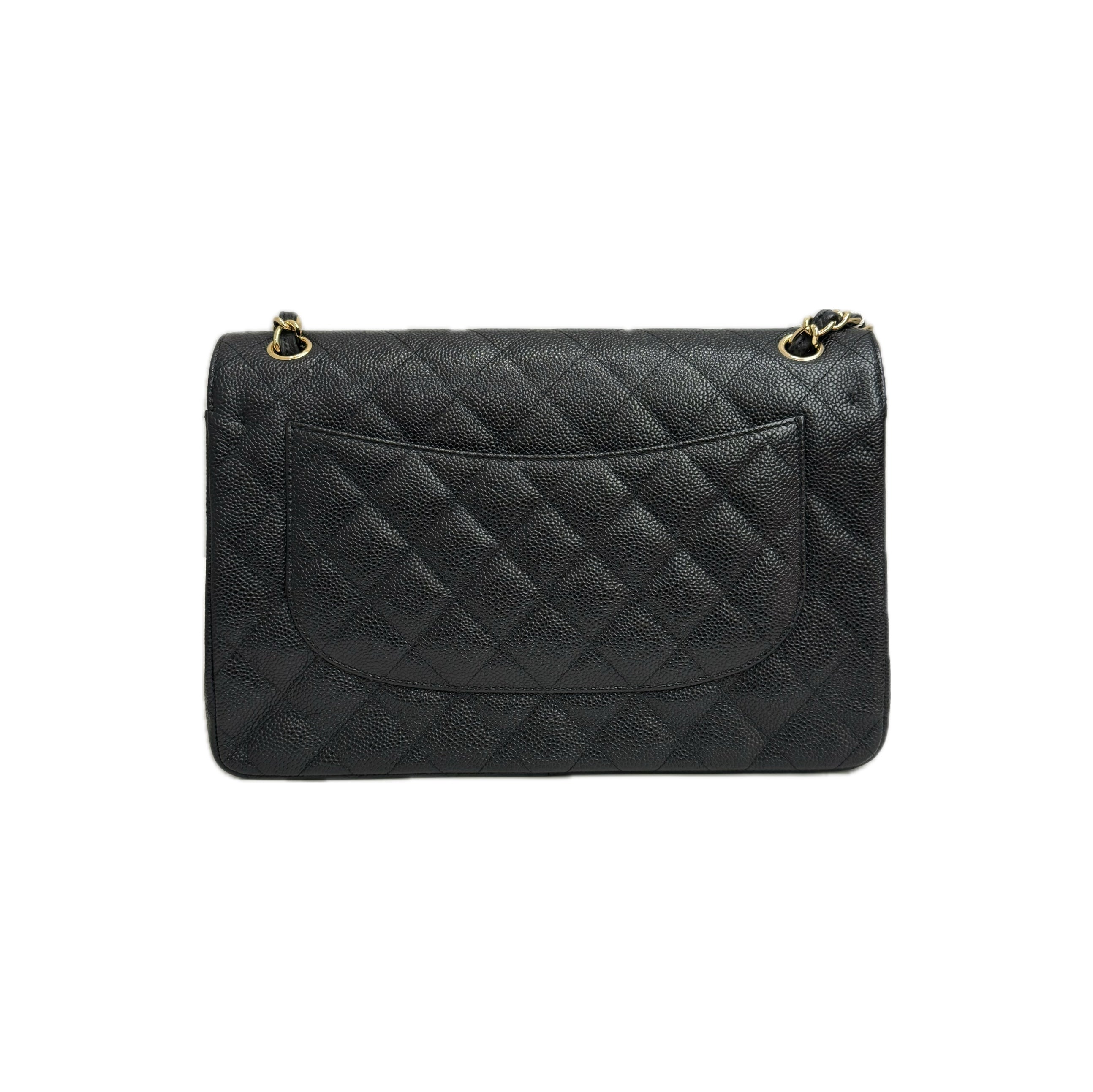 Chanel Jumbo Double Flap Caviar Black
