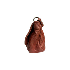 Chanel On The Road Flap Bag Calfskin Red