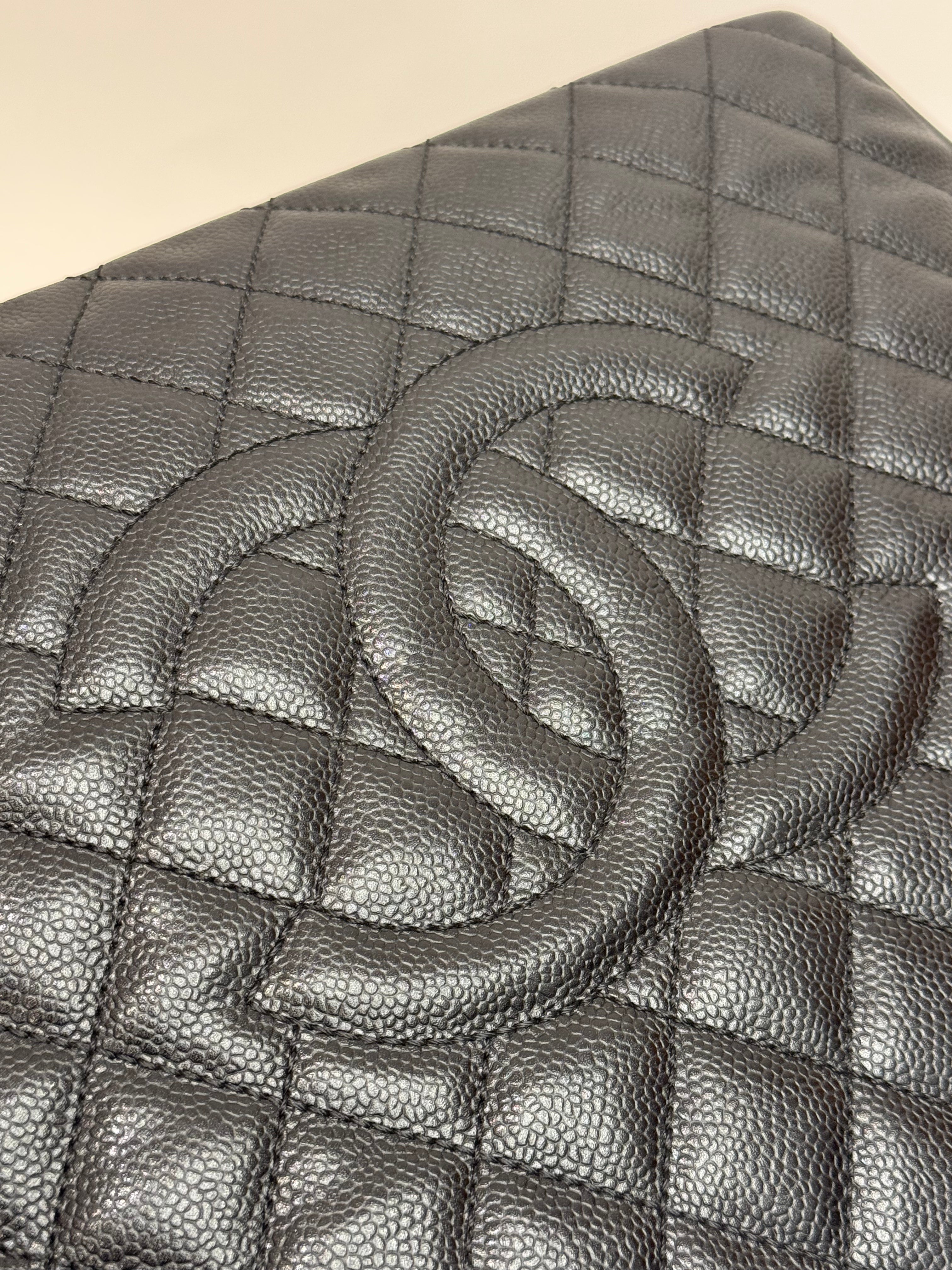 Chanel Grand Shopping Tote Caviar Black