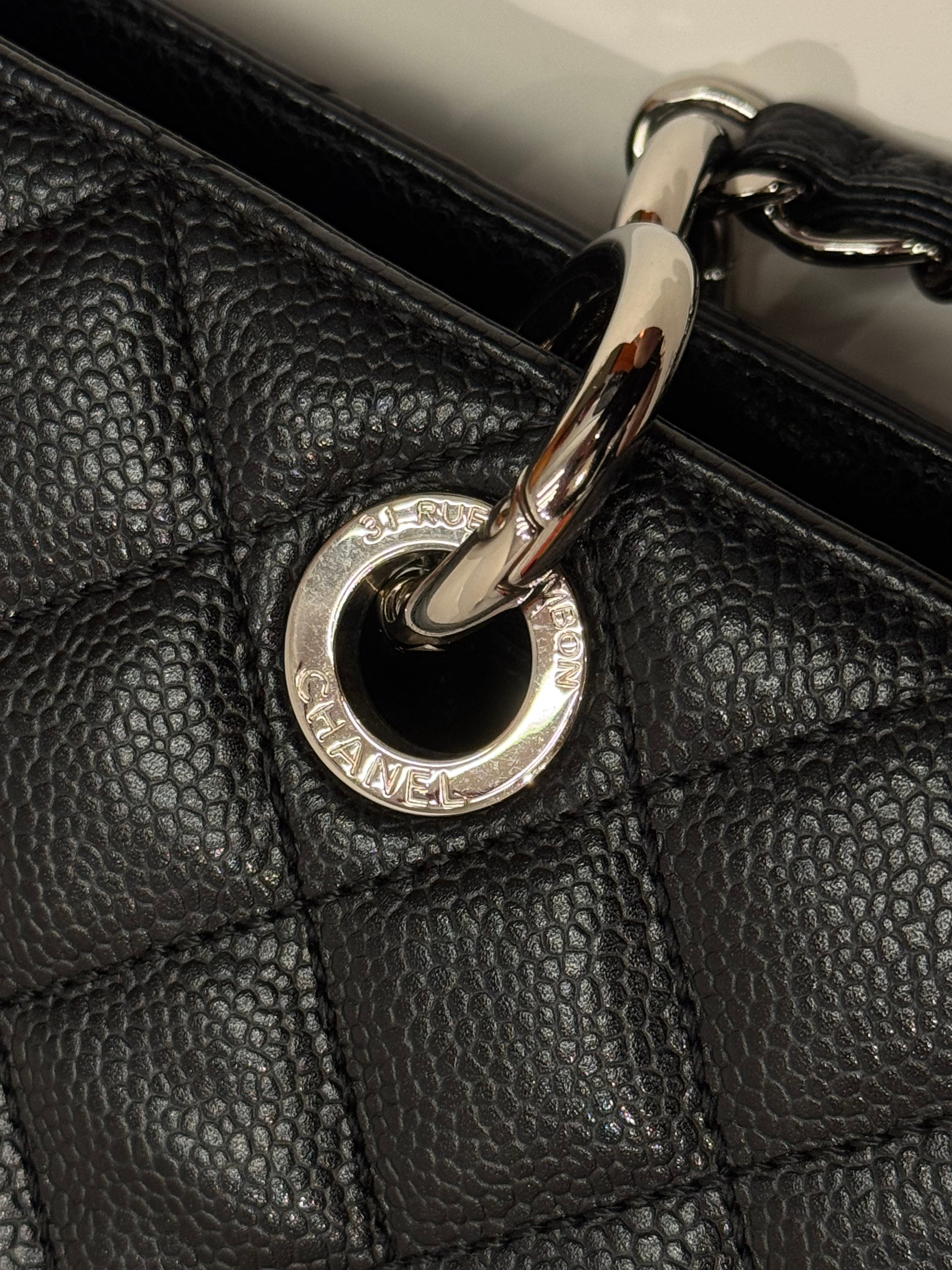 Chanel Grand Shopping Tote Caviar Black
