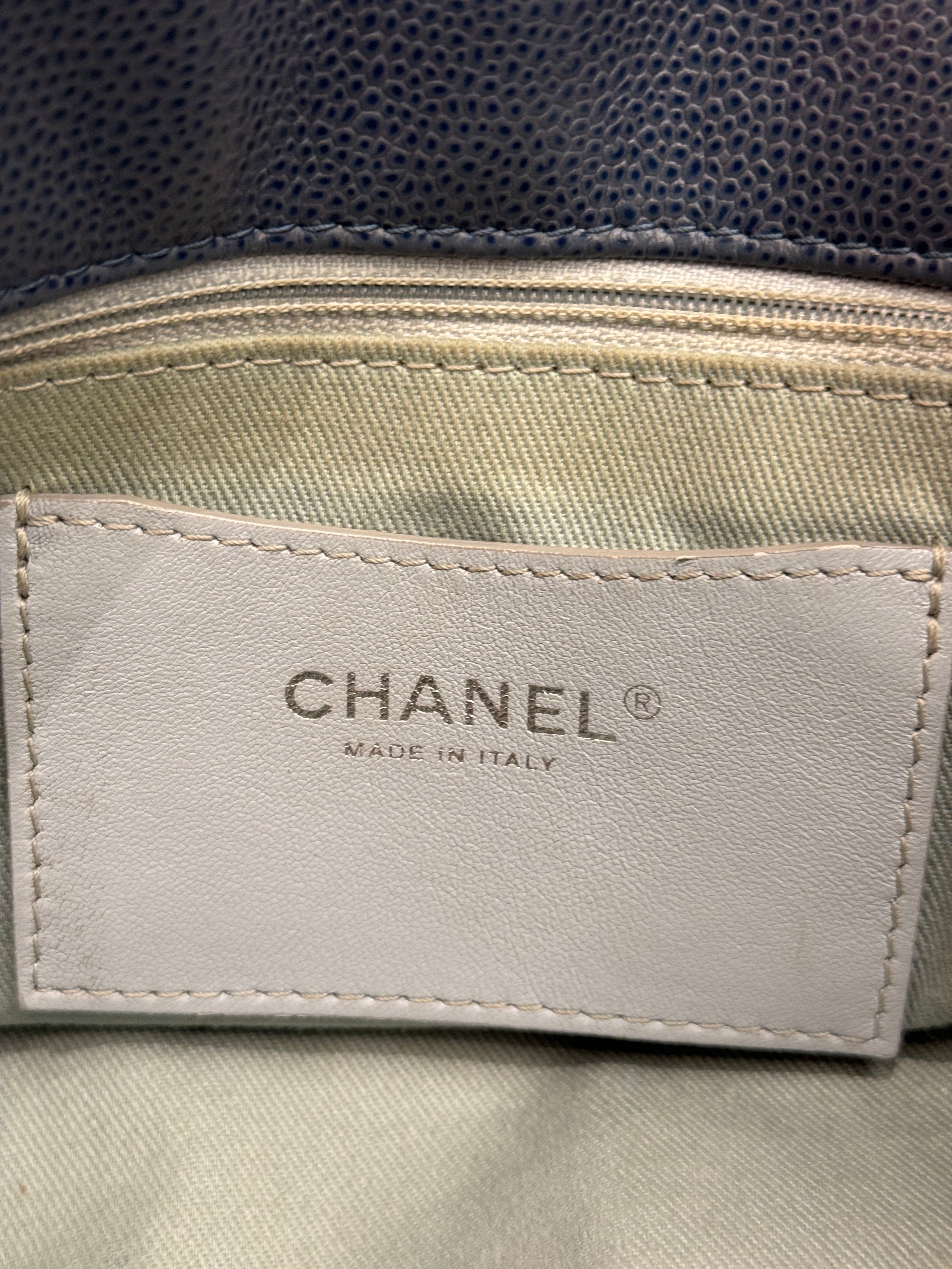 Chanel Just Mademoiselle Bowling Caviar Blue