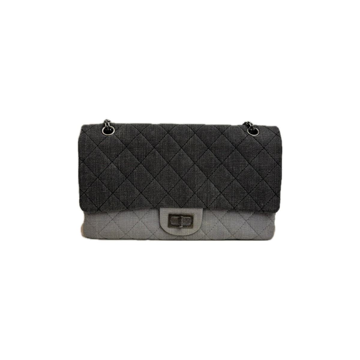 Chanel Large 2.55 Reissue Flap Denim Tri-Color