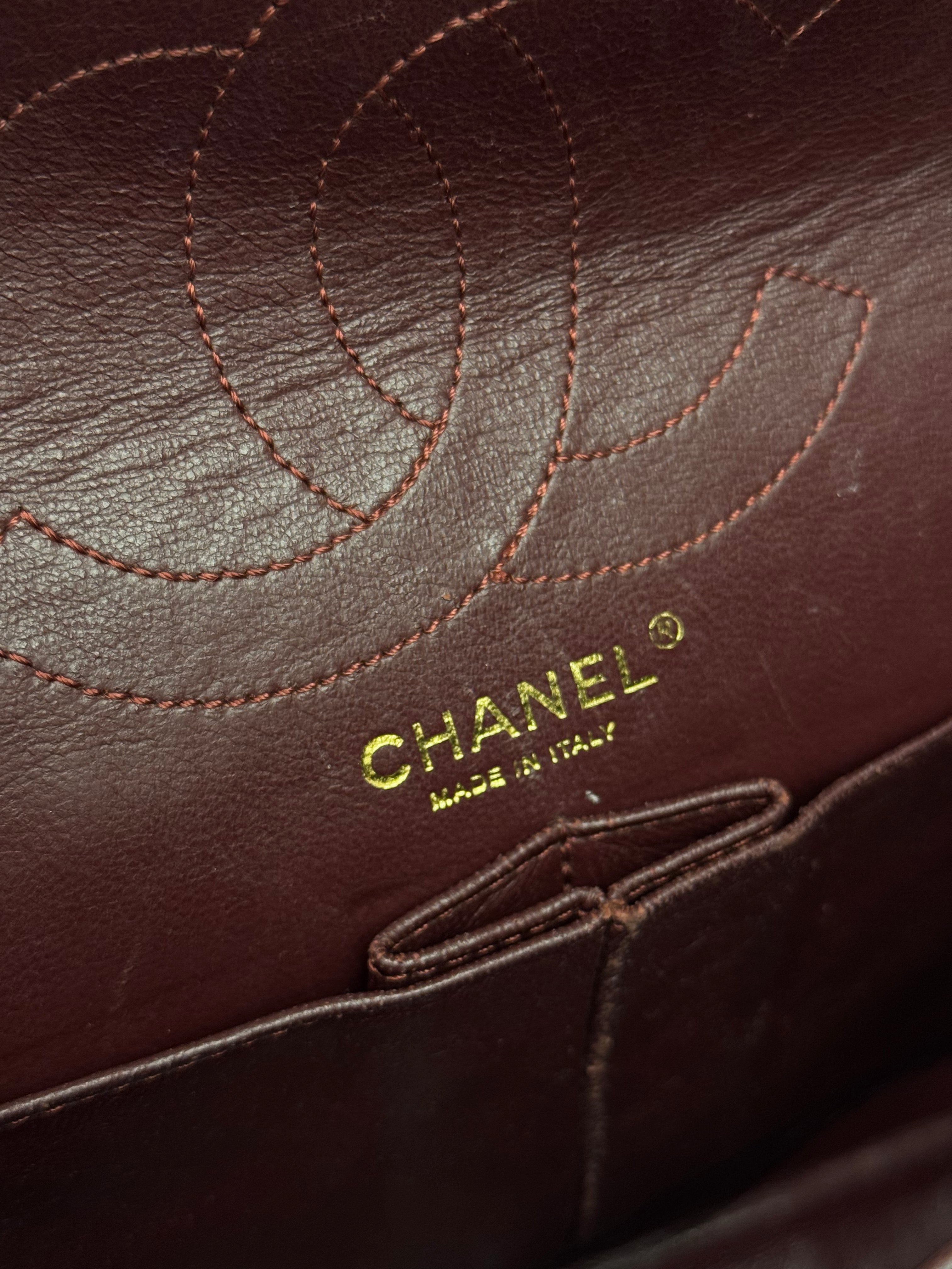 Chanel Medium 2.55 Handbag Aged Calfskin Black