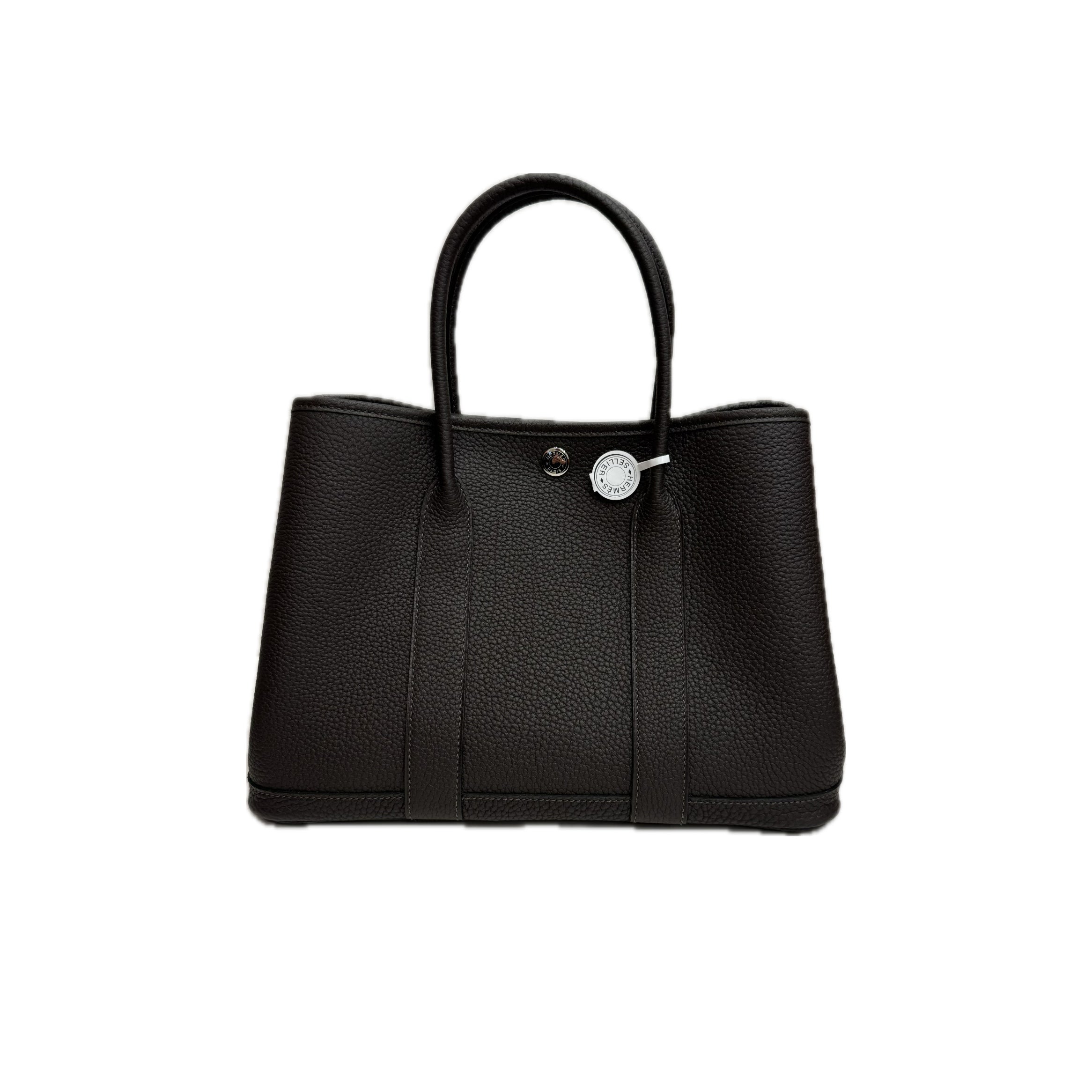 Hermes Garden Party 30 Gris Misty STAMP W