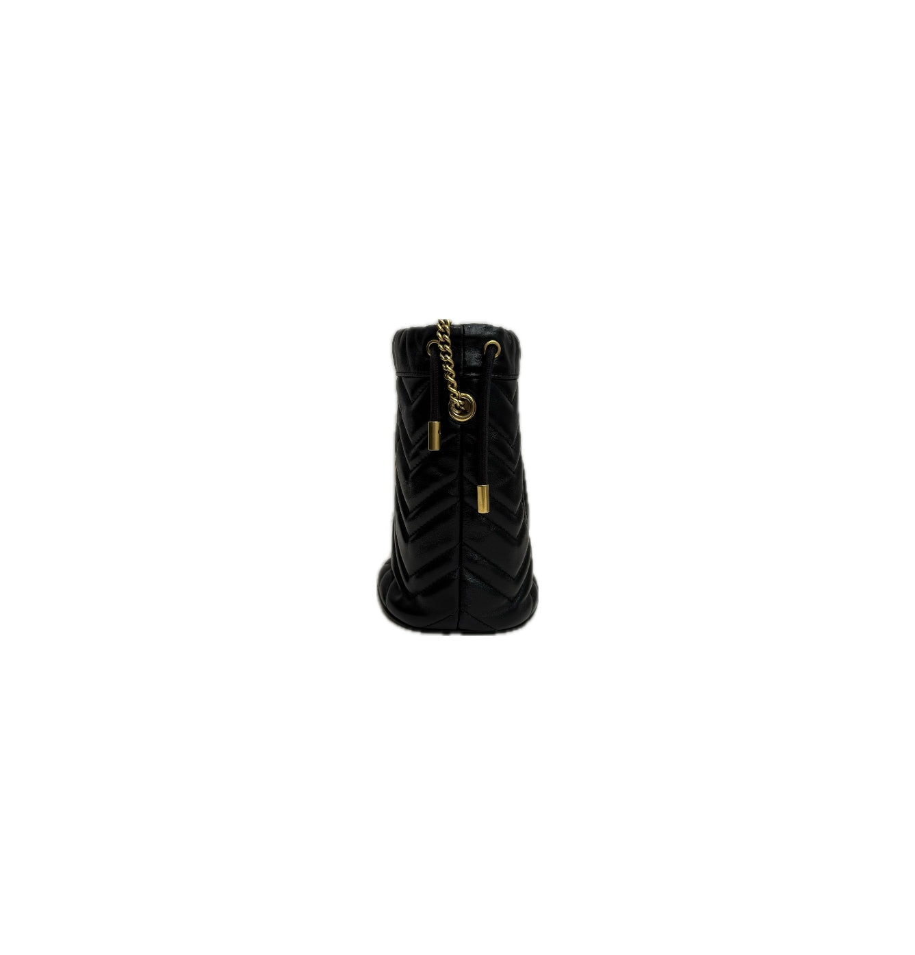 Gucci GG Marmont Mini Bucket Bag Matelasse Black