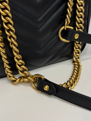 Gucci GG Marmont Mini Shoulder Bag Black