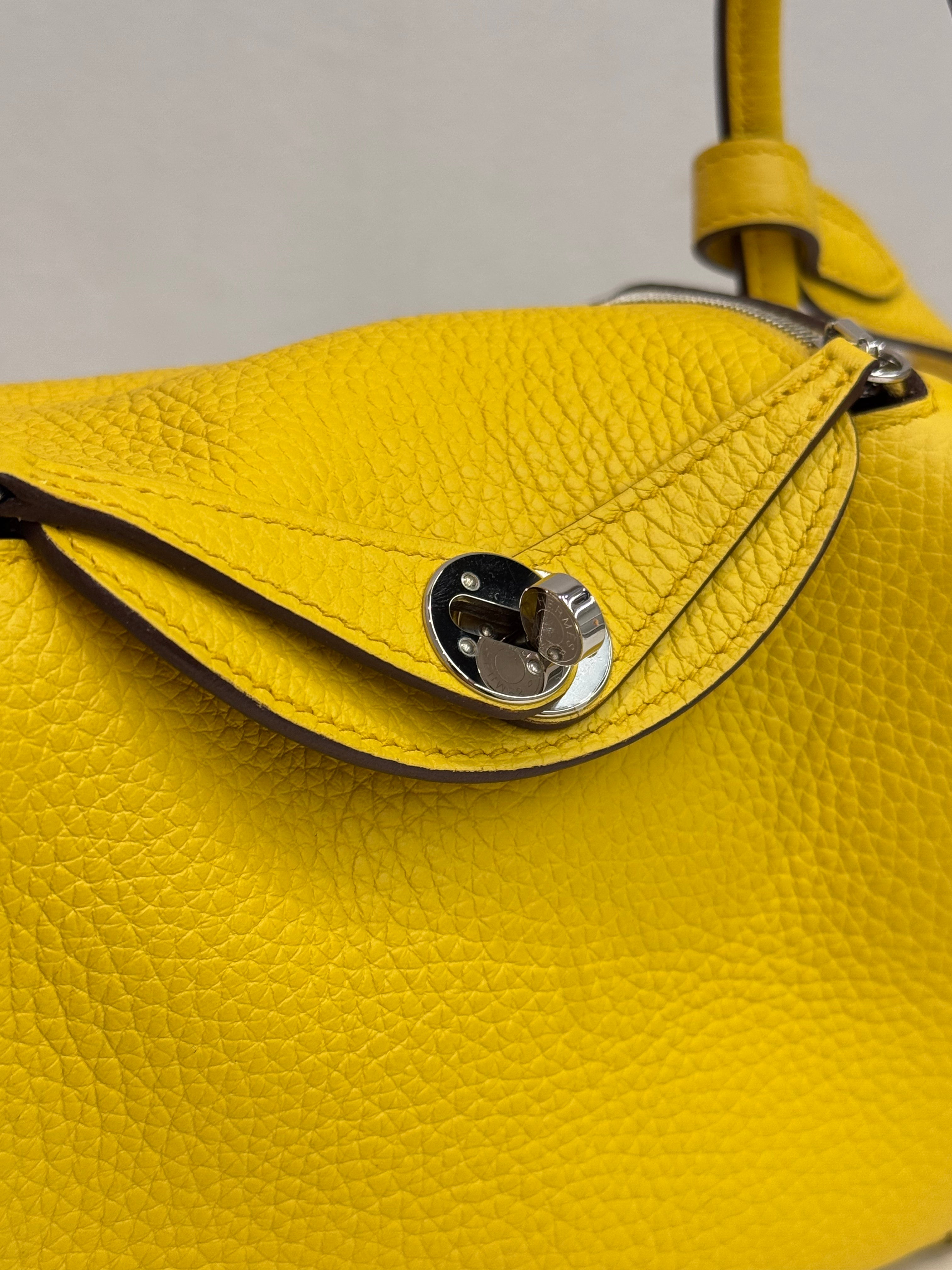 Hermes Mini Lindy Clemence Sun STAMP B