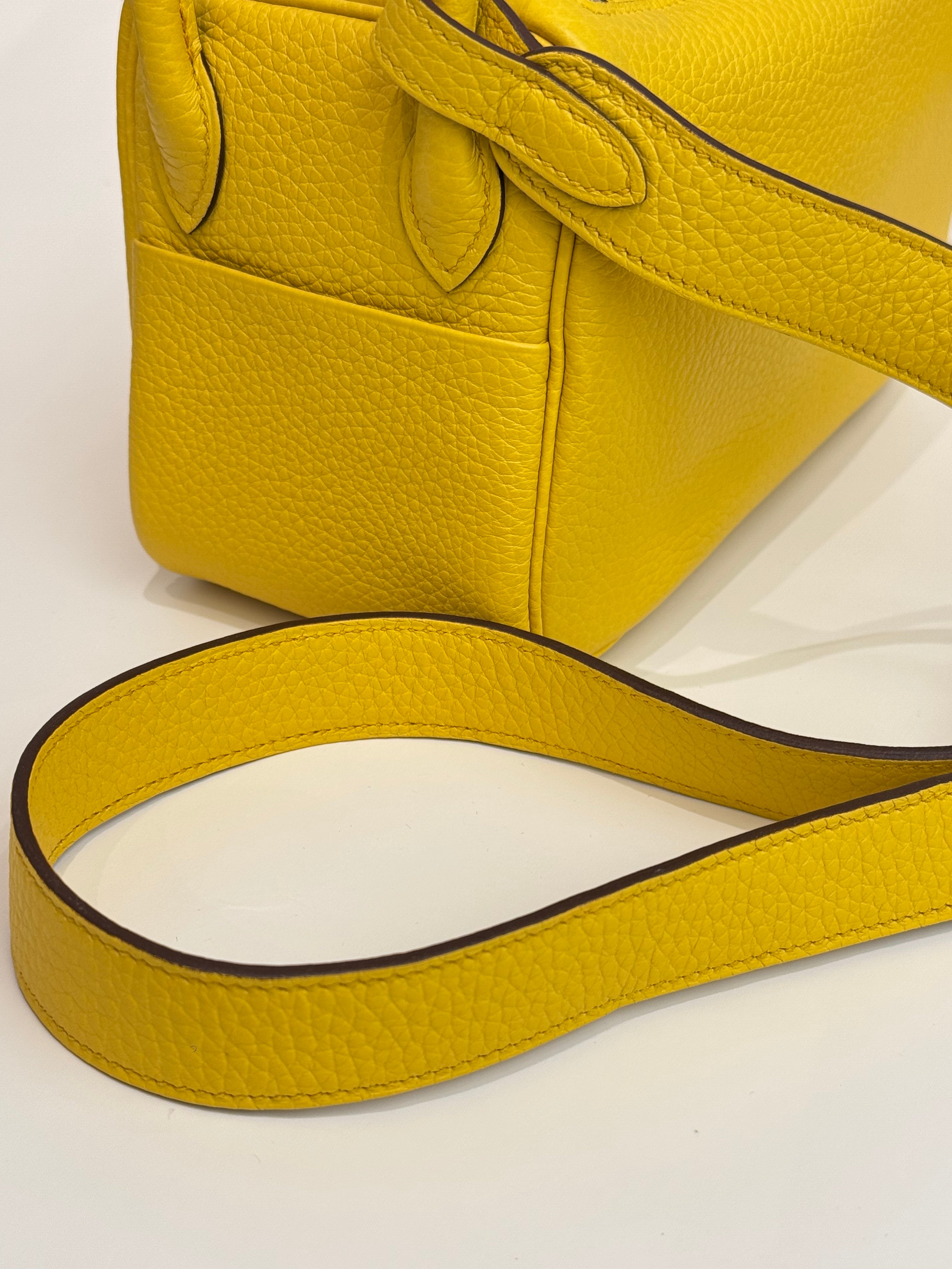 Hermes Mini Lindy Clemence Sun STAMP B