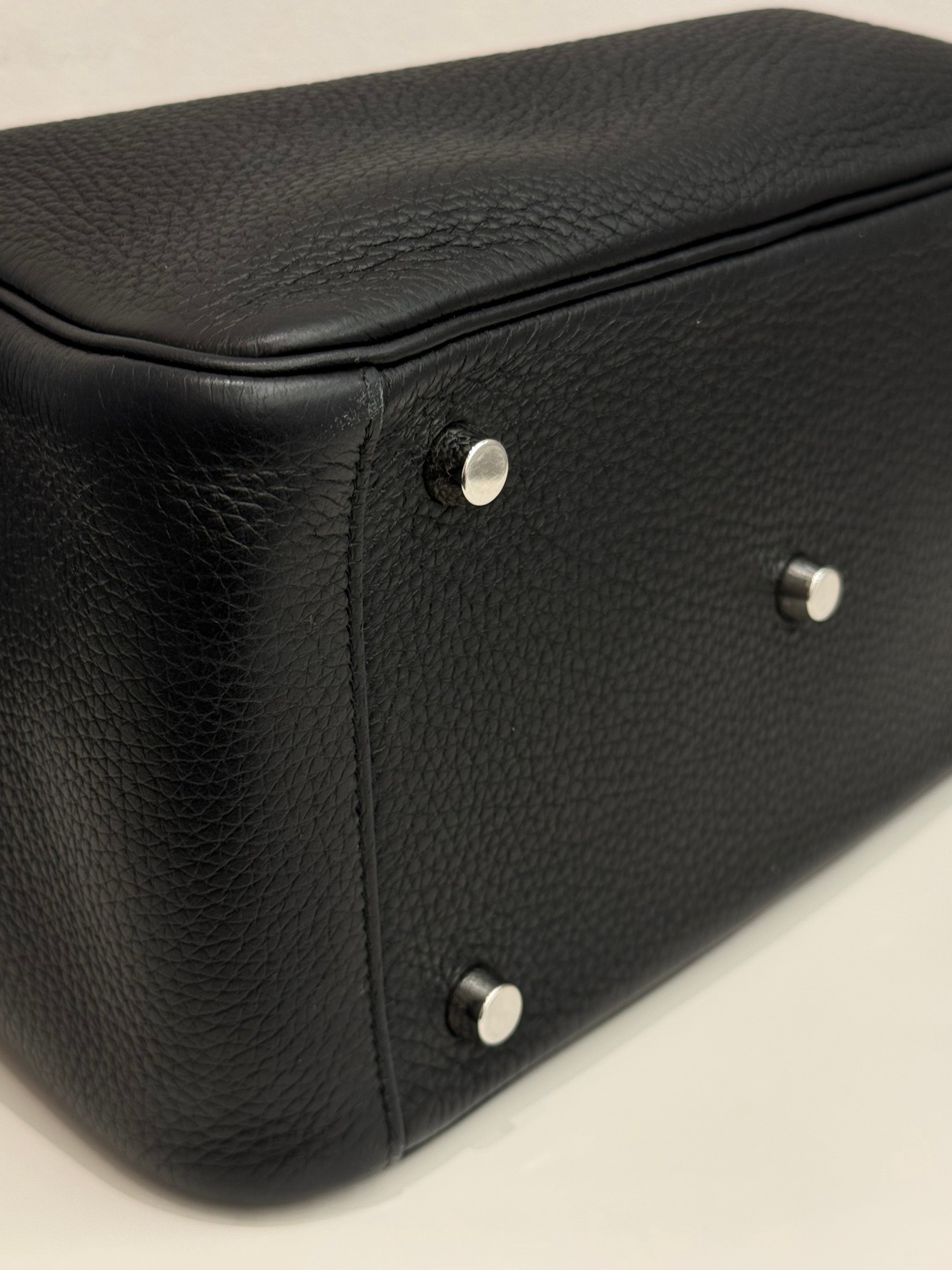 Hermes Lindy 26 Clemence Black STAMP B
