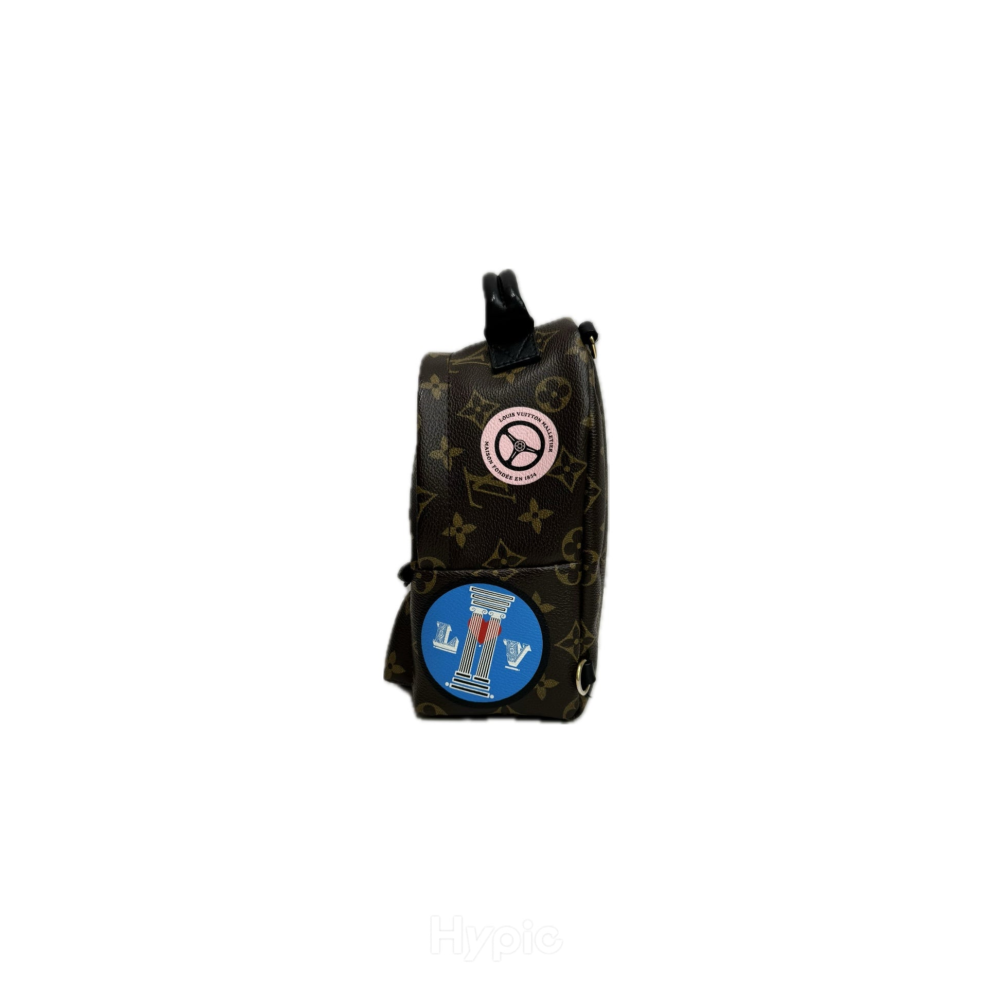 Louis Vuitton Mini Palm Springs Backpack World Tour Monogram
