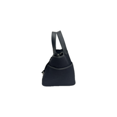 Hermes Picotin 18 Goeland Canvas/Swift Black STAMP U