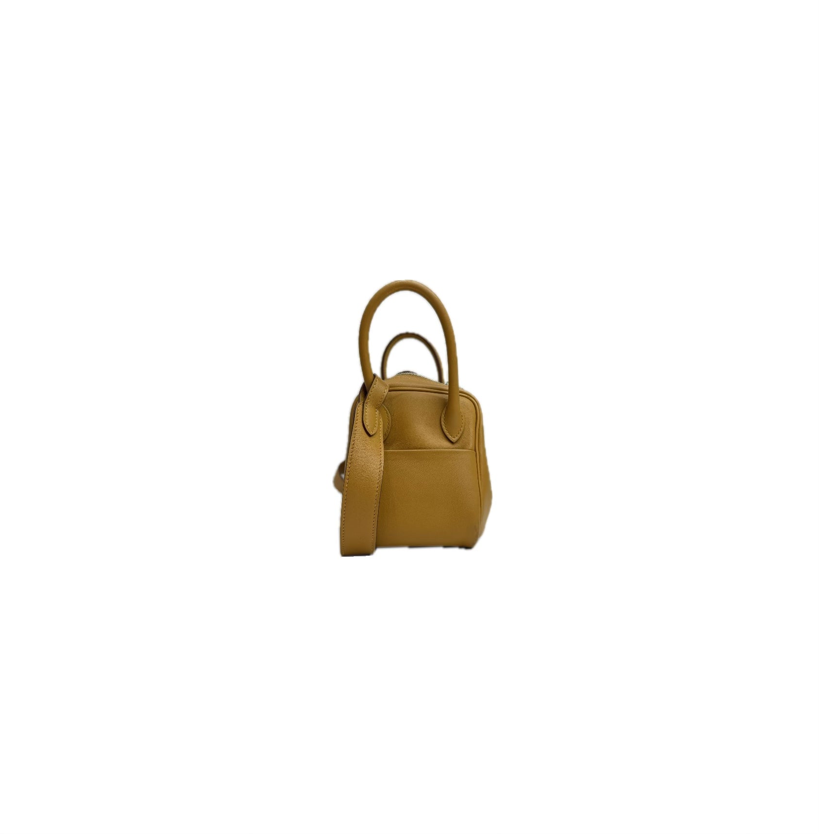Hermes Mini Lindy Swift Sesame STAMP Z