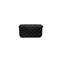 Celine Triomphe Shoulder Bag Triomphe Canvas / Calfskin Tan