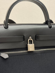 Hermes Herbag 31 Black STAMP A