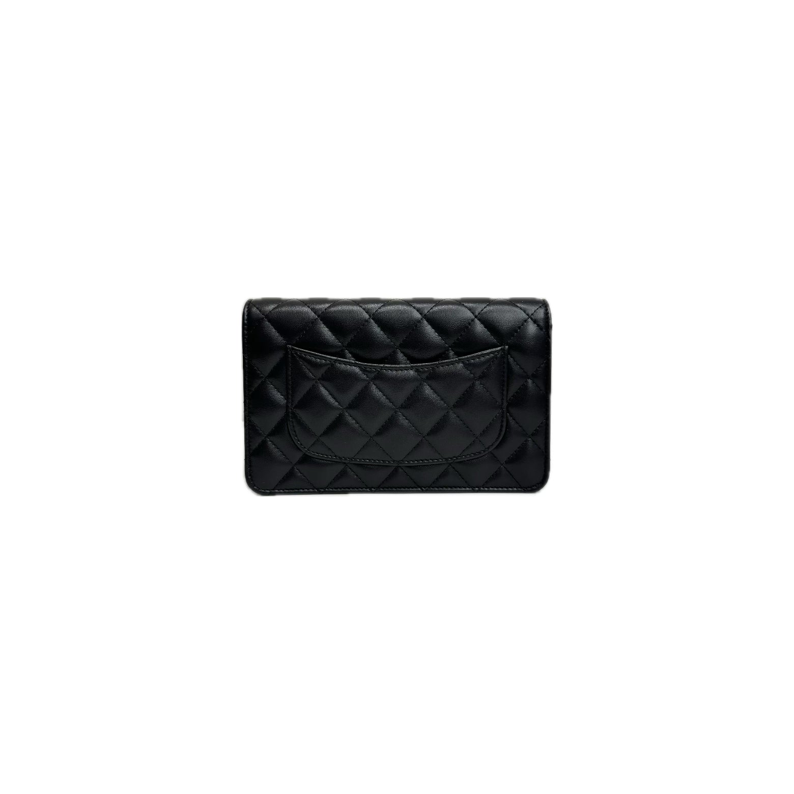 Chanel Wallet On Chain Lambskin So Black (Microchip)