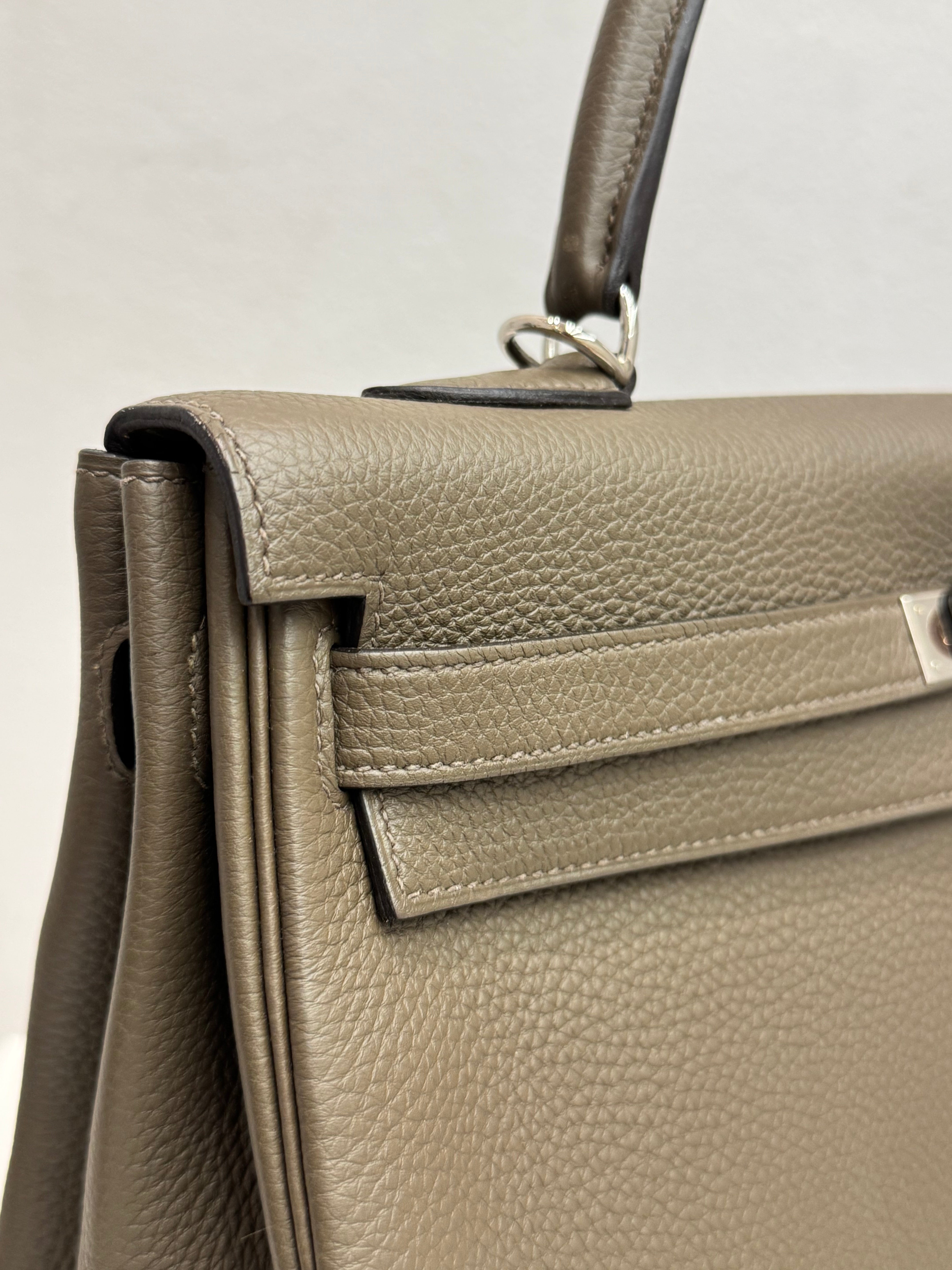 Hermes Kelly II 35 Togo Taupe SQUARE R