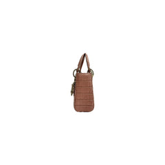 Dior Mini Lady Dior Alligator Mississippiensis Crystal Pink