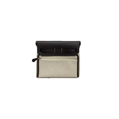 Hermes Mini Herbag Ecru-Beige/Ebene STAMP K