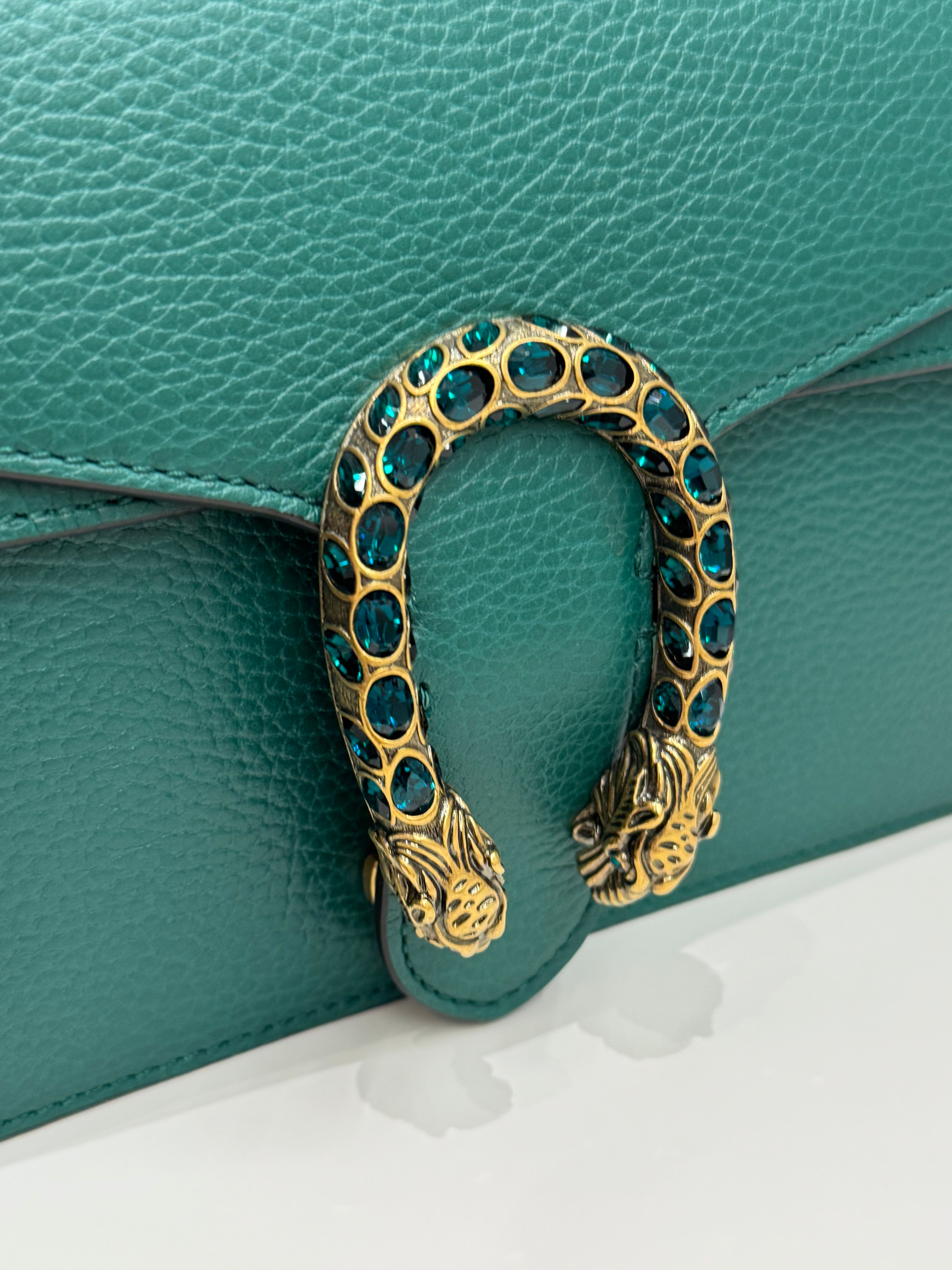 Gucci Dionysus Small Bag Calfskin Green