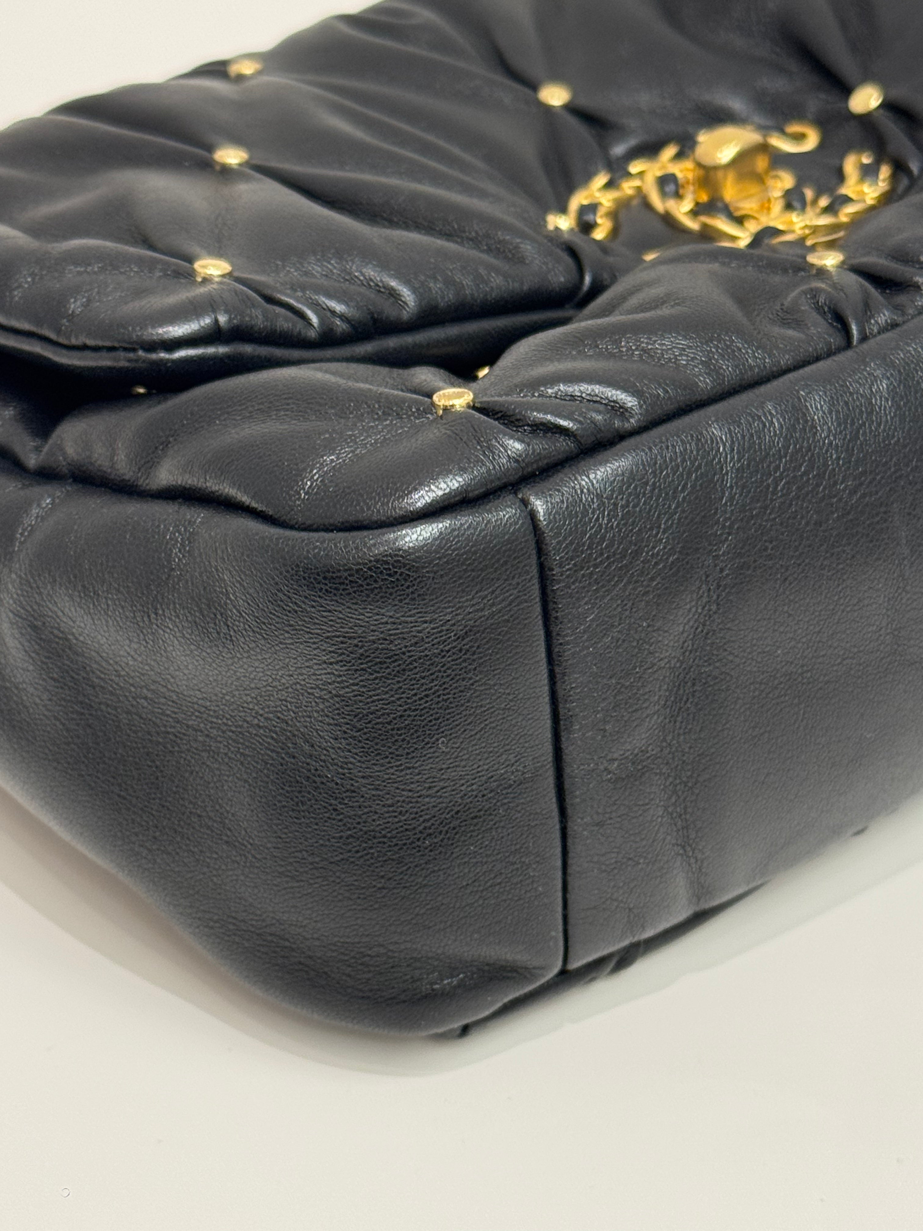 Chanel Large 19 Bag Lambskin Black (Microchip)