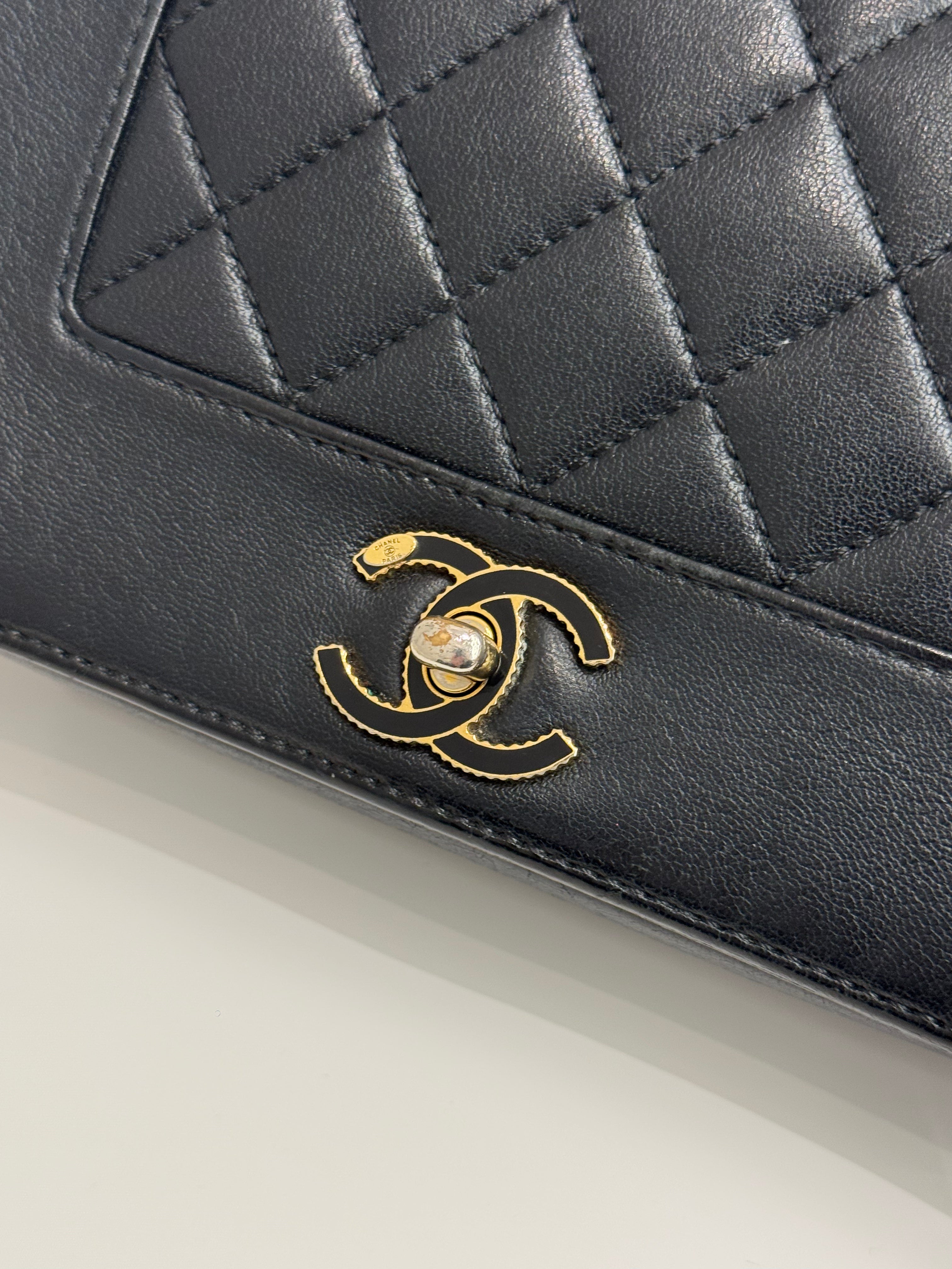 Chanel Mademoiselle Flap Bag Goatskin Black