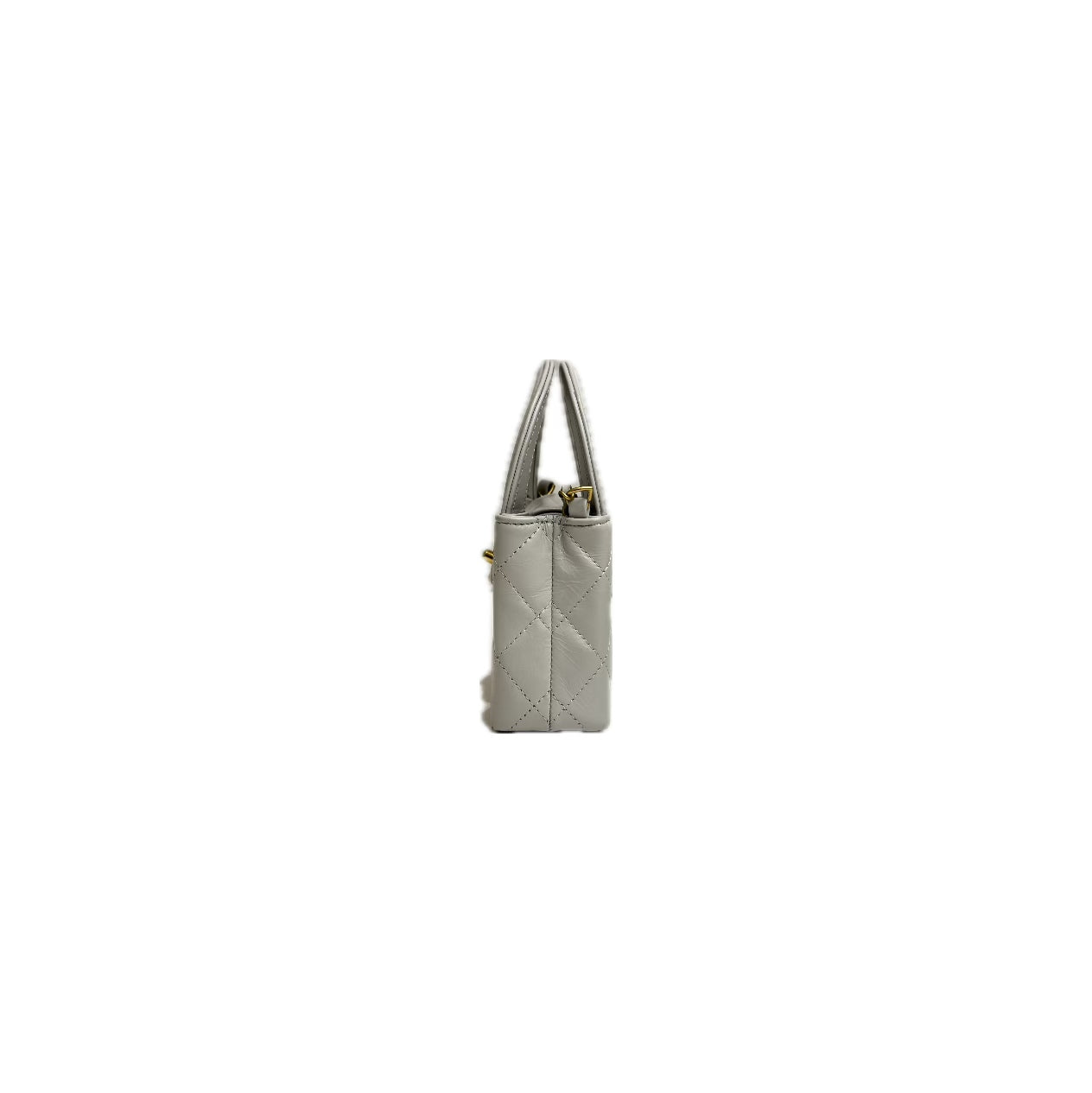 Chanel Mini Nano Kelly Shopper Calfskin White (Microchip)