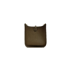 Hermes Mini Evelyne Clemence Etoupe STAMP U