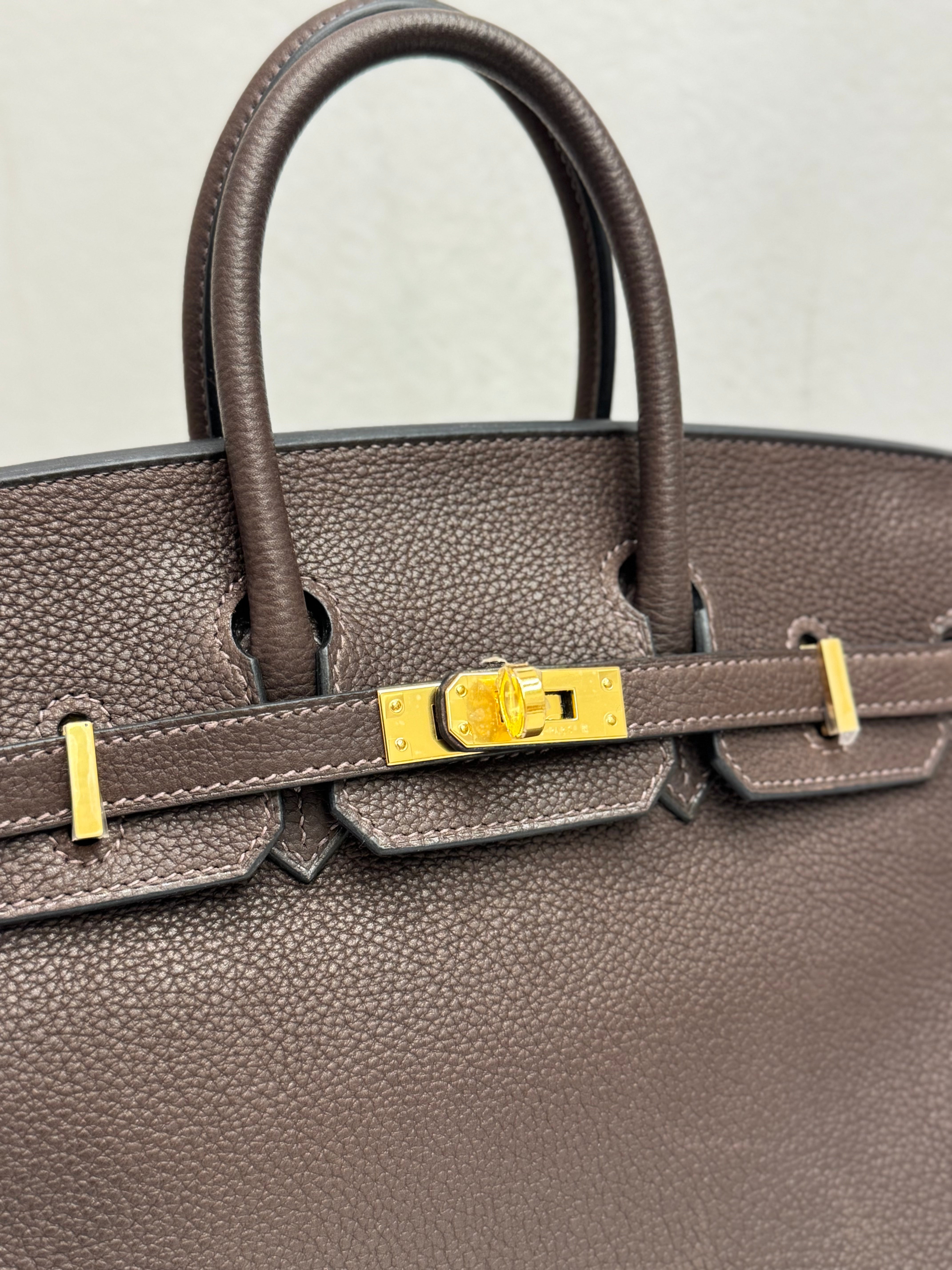 Hermes Birkin 25 Togo Ebene STAMP K