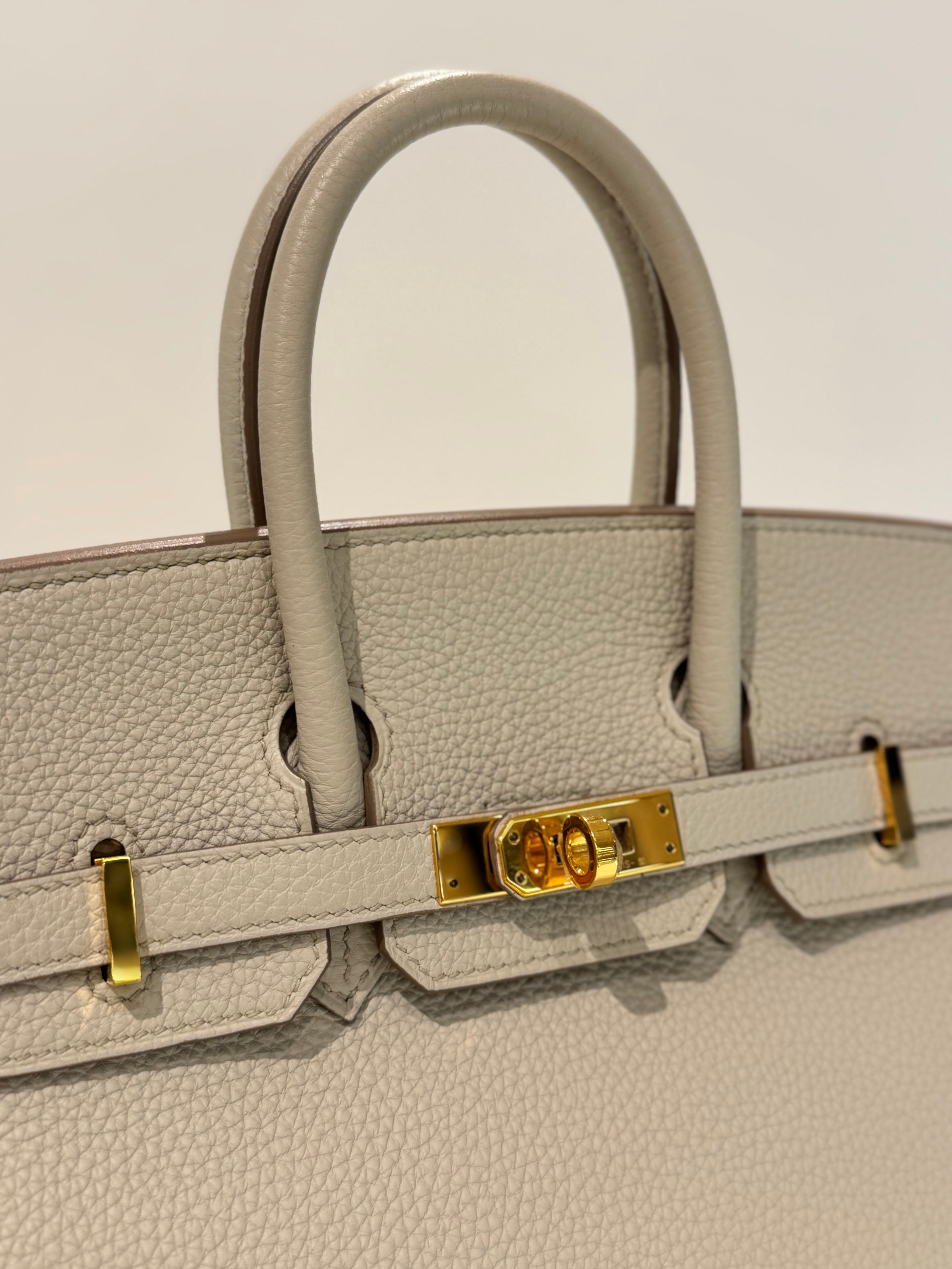 Hermès Birkin 25 Togo Beton STAMP U